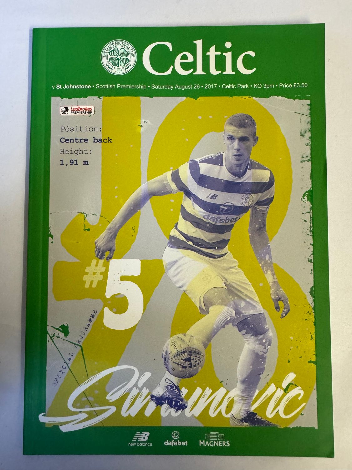 Celtic v St.Johnstone - 26/8/17