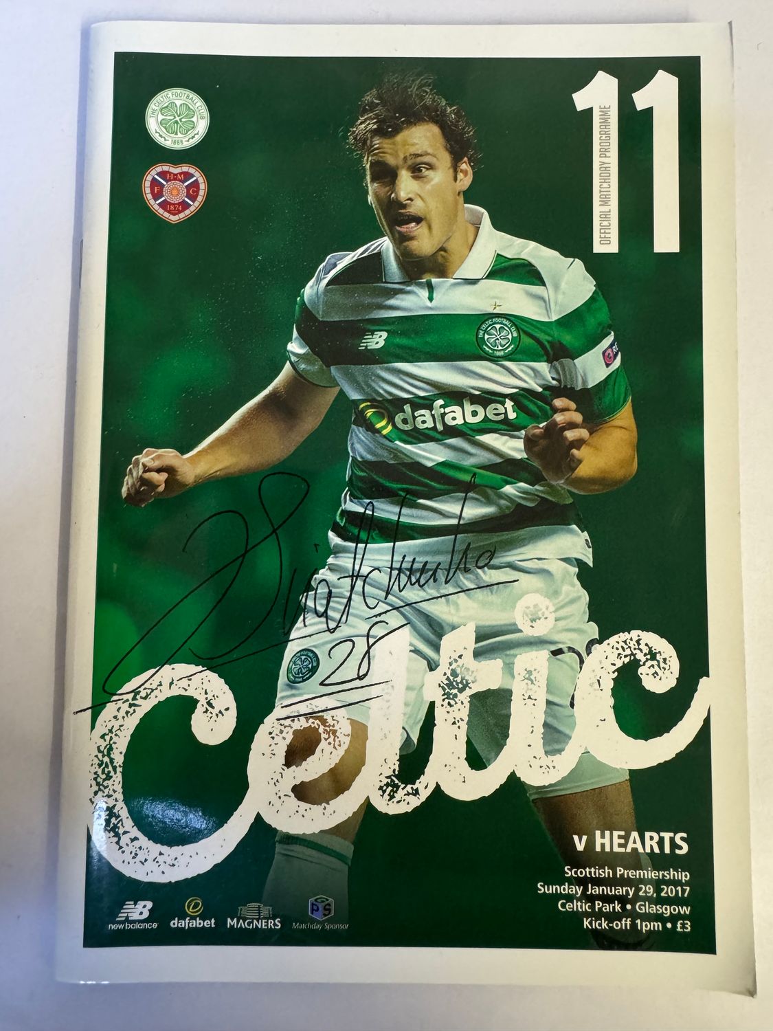 Celtic v Hearts - 29/1/17