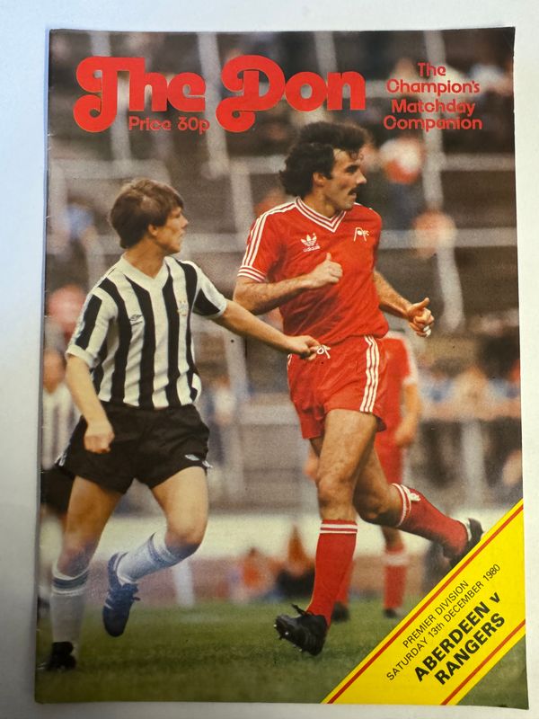 Aberdeen v Rangers - 13/12/80