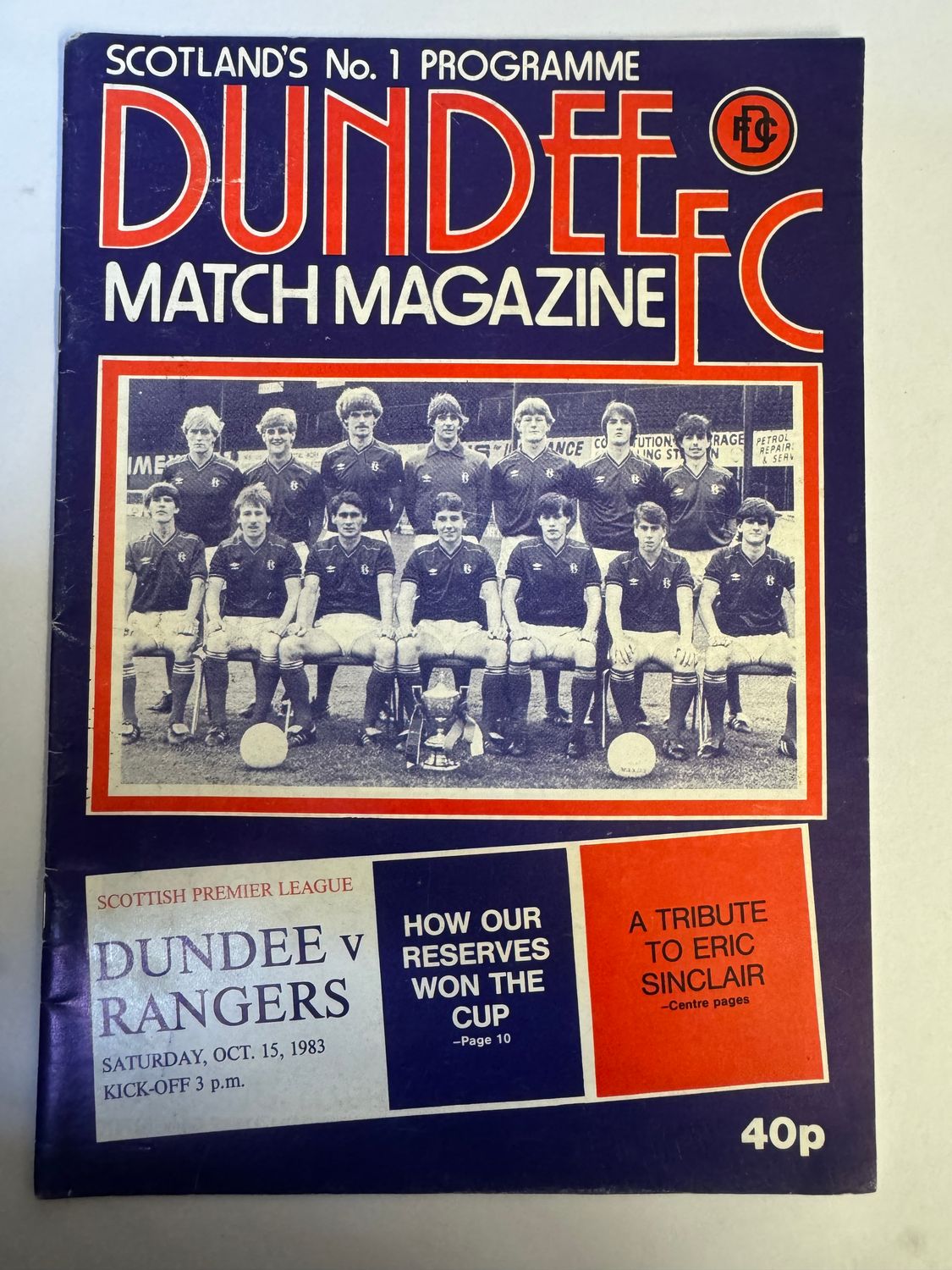 Dundee v Rangers - 15/10/83