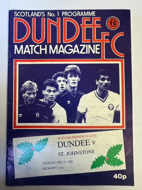Dundee v St.Johnstone - 27/12/83
