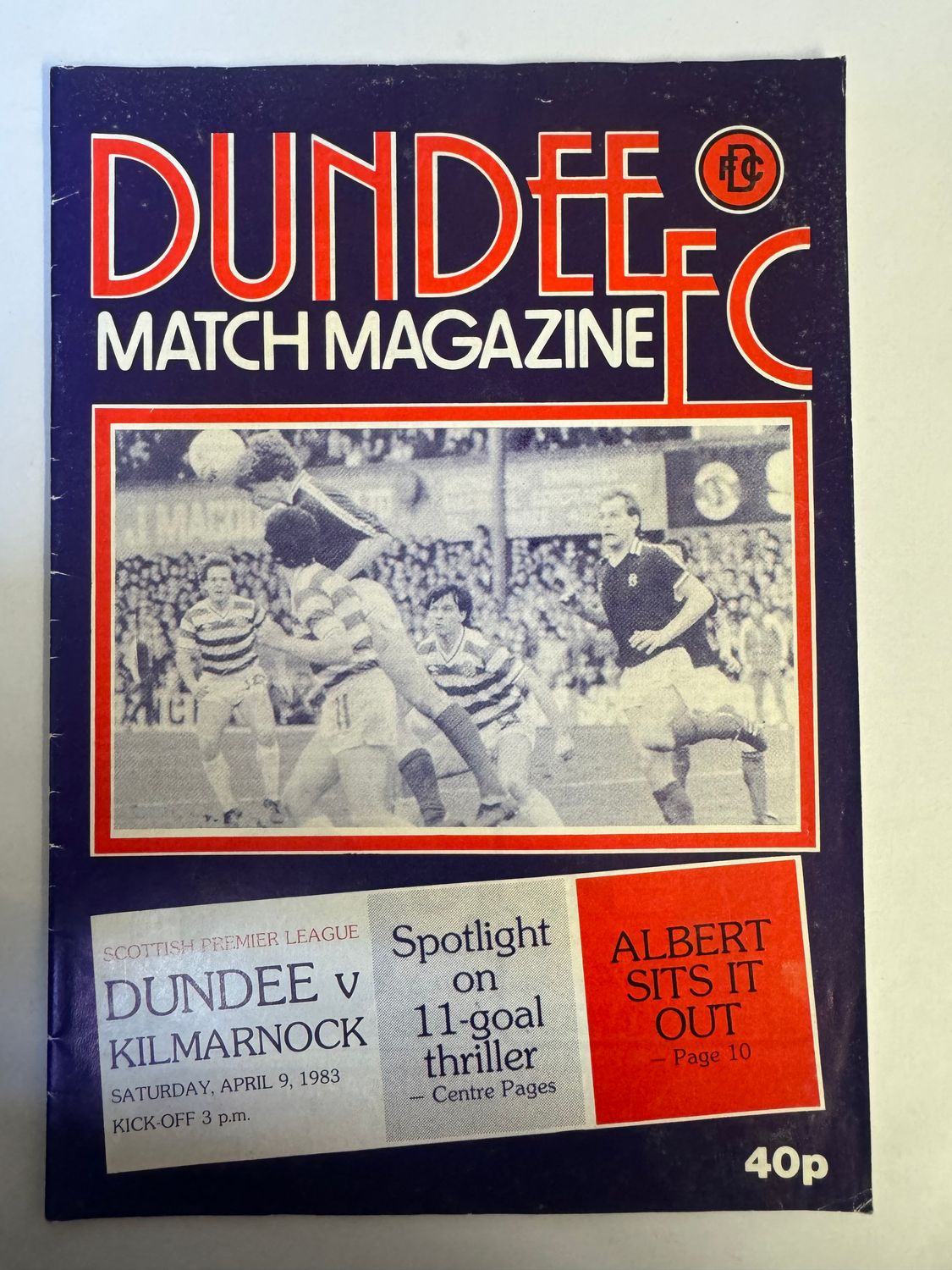 Dundee v Kilmarnock - 9/4/83