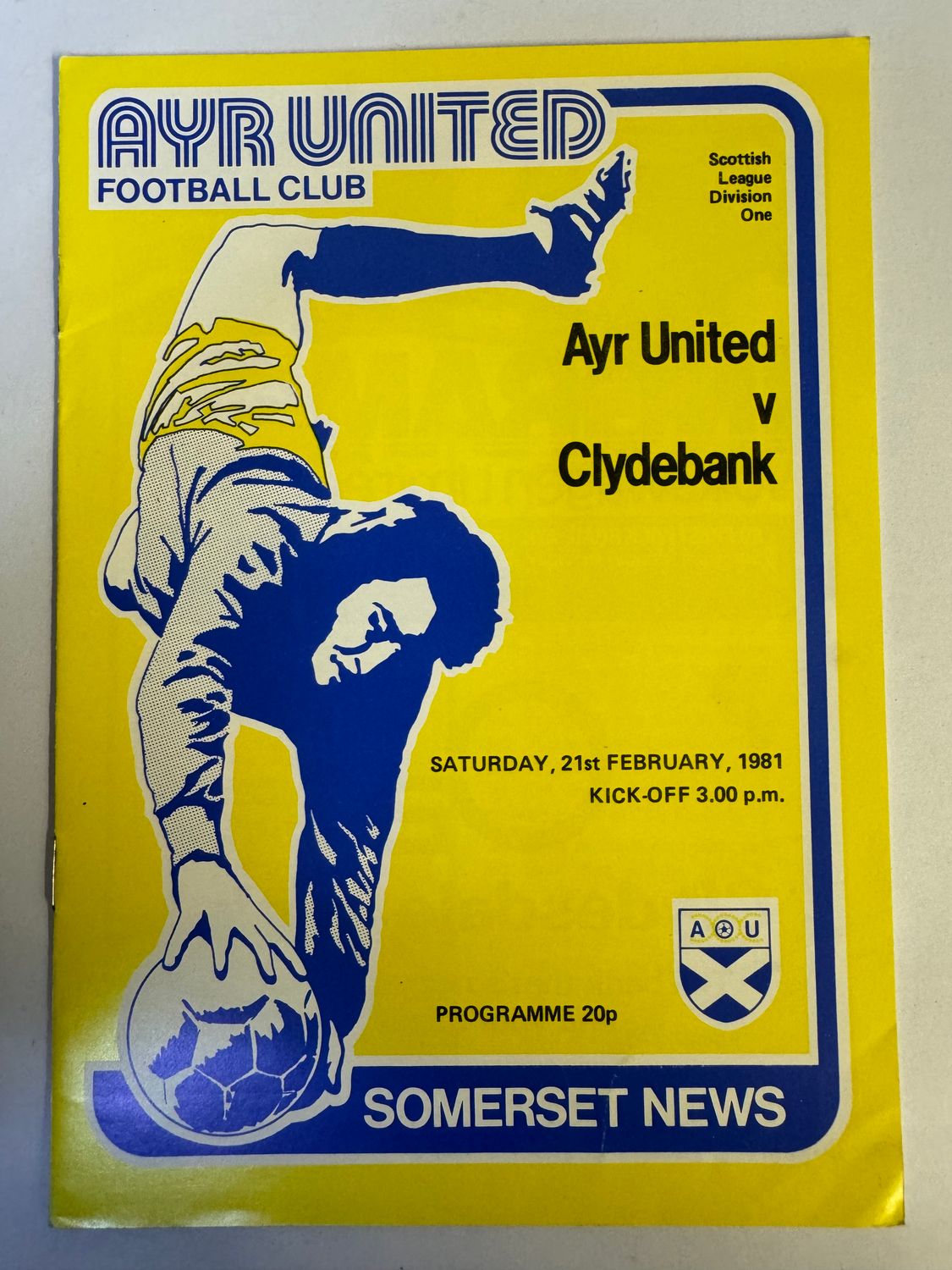 Ayr United v Clydebank - 21/2/81