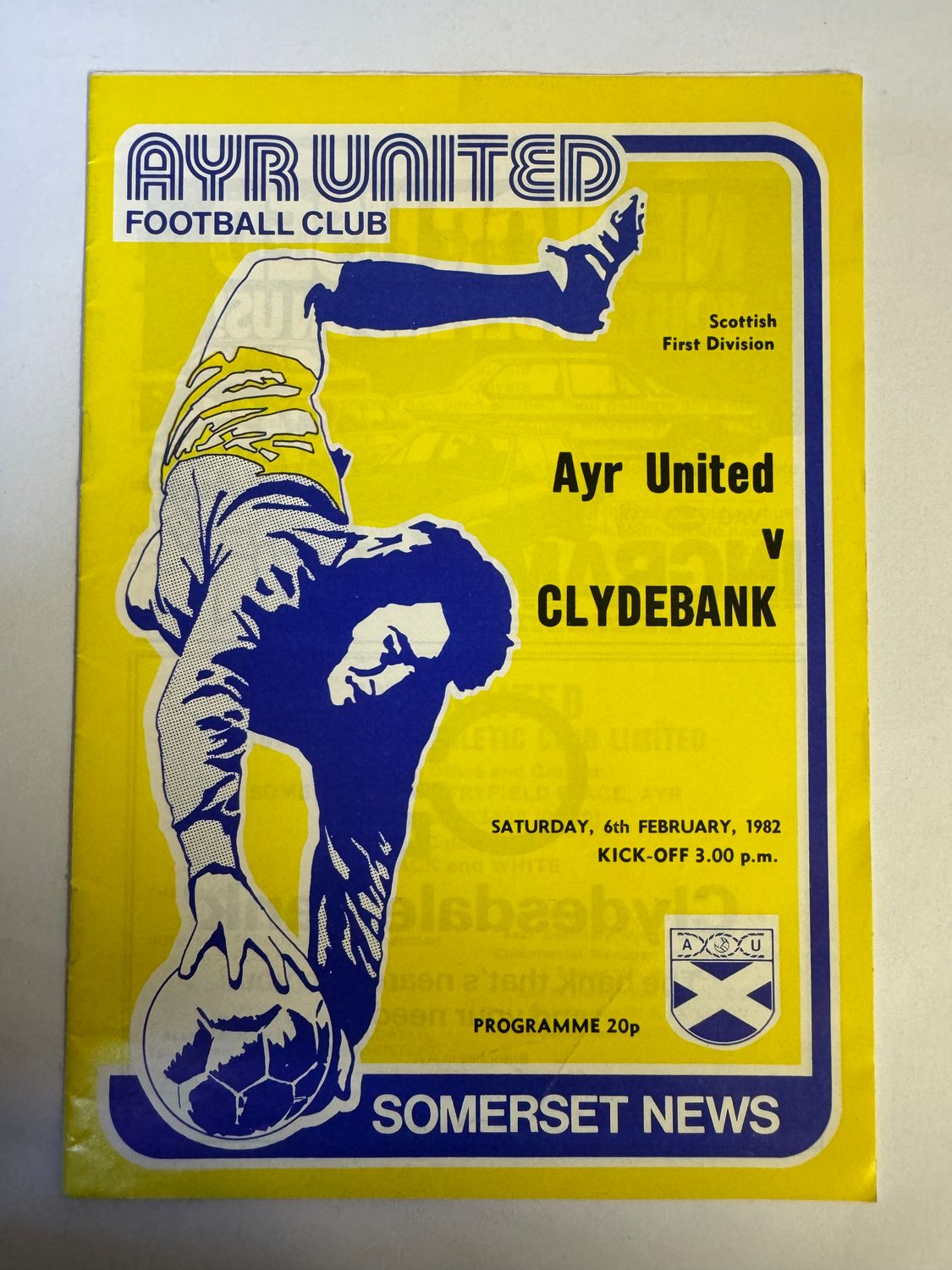 Ayr United v Clydebank - 6/2/82
