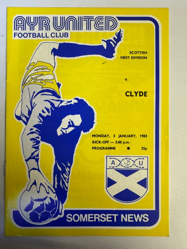 Ayr United v Clydebank - 5/3/83