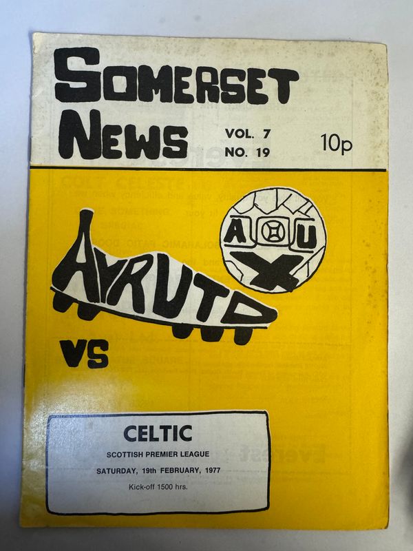 Ayr United v Celtic - 19/2/77