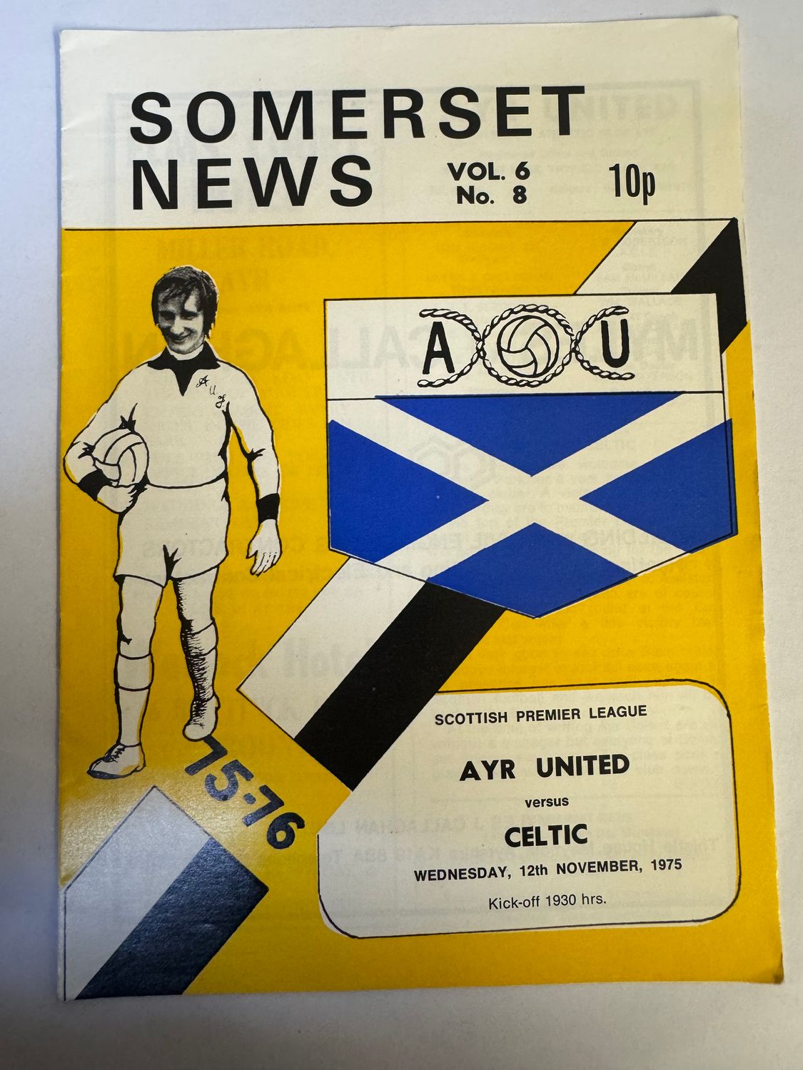 Ayr United v Celtic - 12/11/75