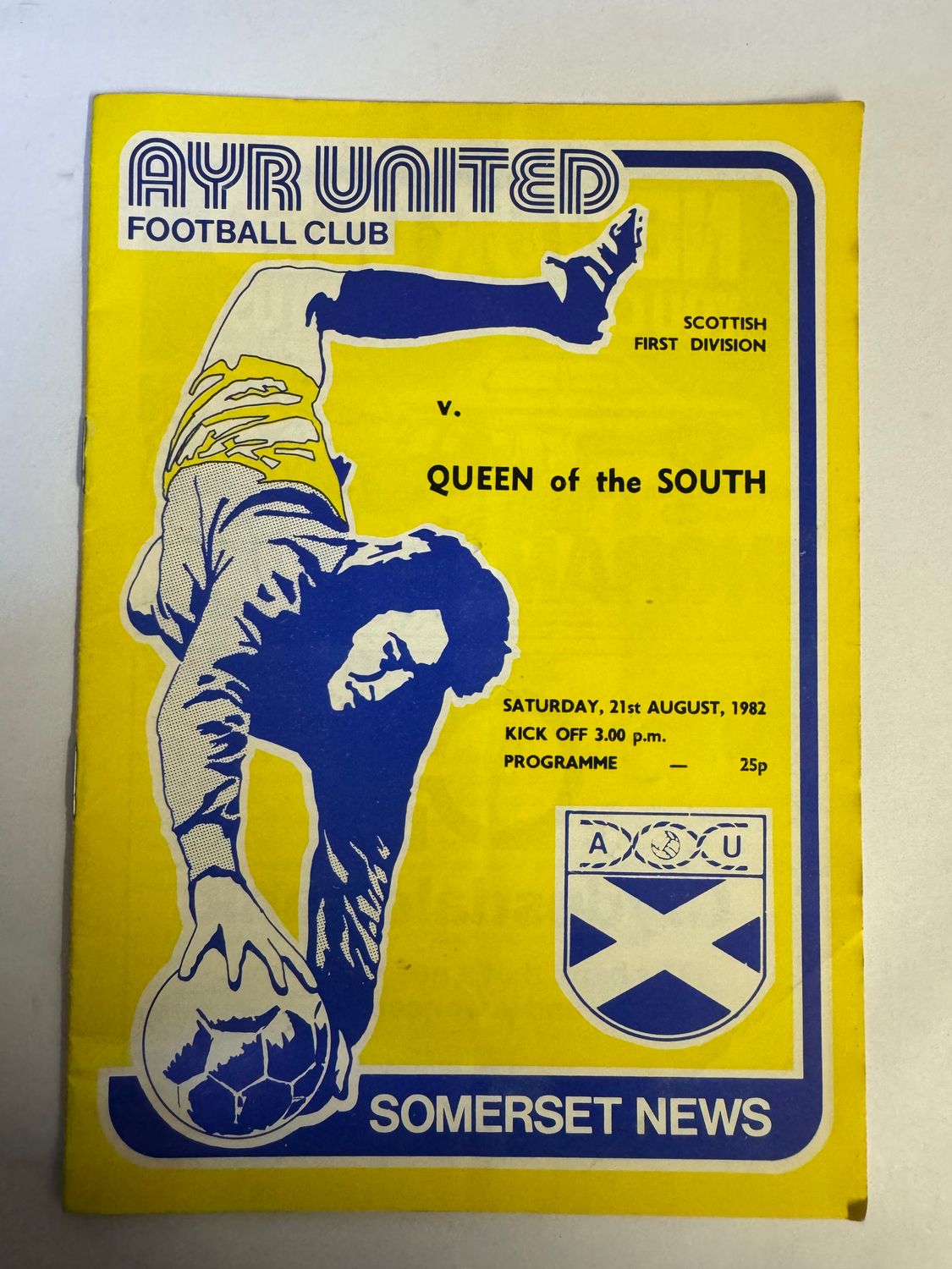 Ayr United v Queen of the South - 21/8/82