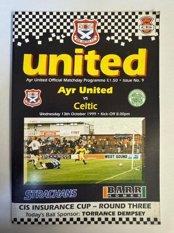 Ayr United v Celtic - 13/10/99