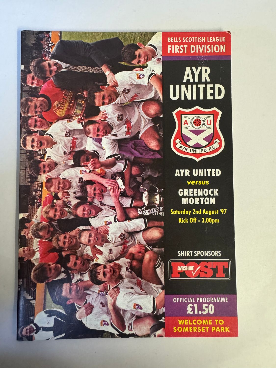 Ayr United v Morton - 2/8/97