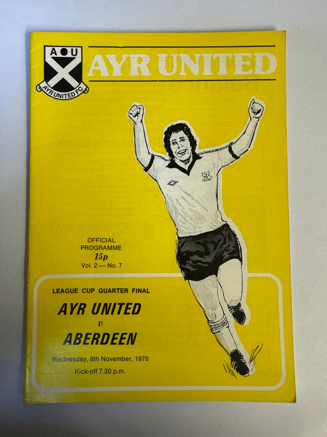 Ayr United v Aberdeen - 8/11/78