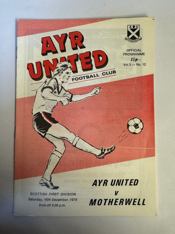 Ayr United v Motherwell - 15/12/79