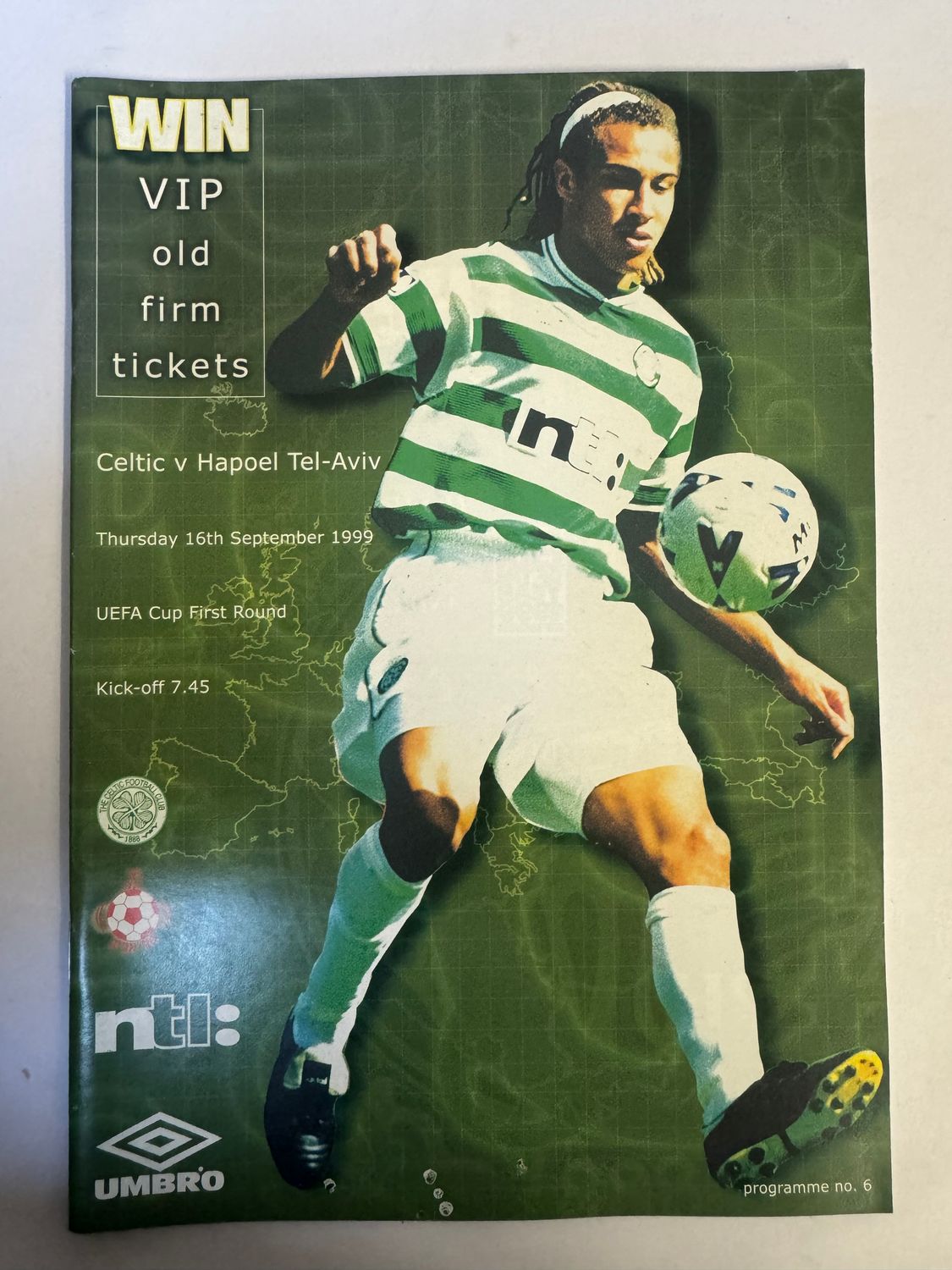 Celtic v Hapoel Tel Aviv - 16/9/99