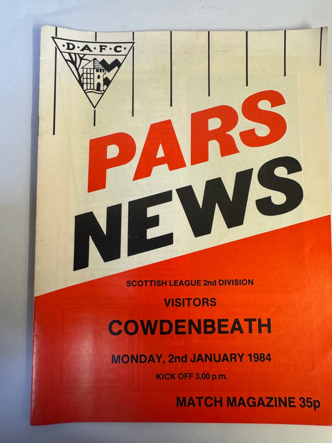 Dunfermline v Cowdenbeath - 2/1/84