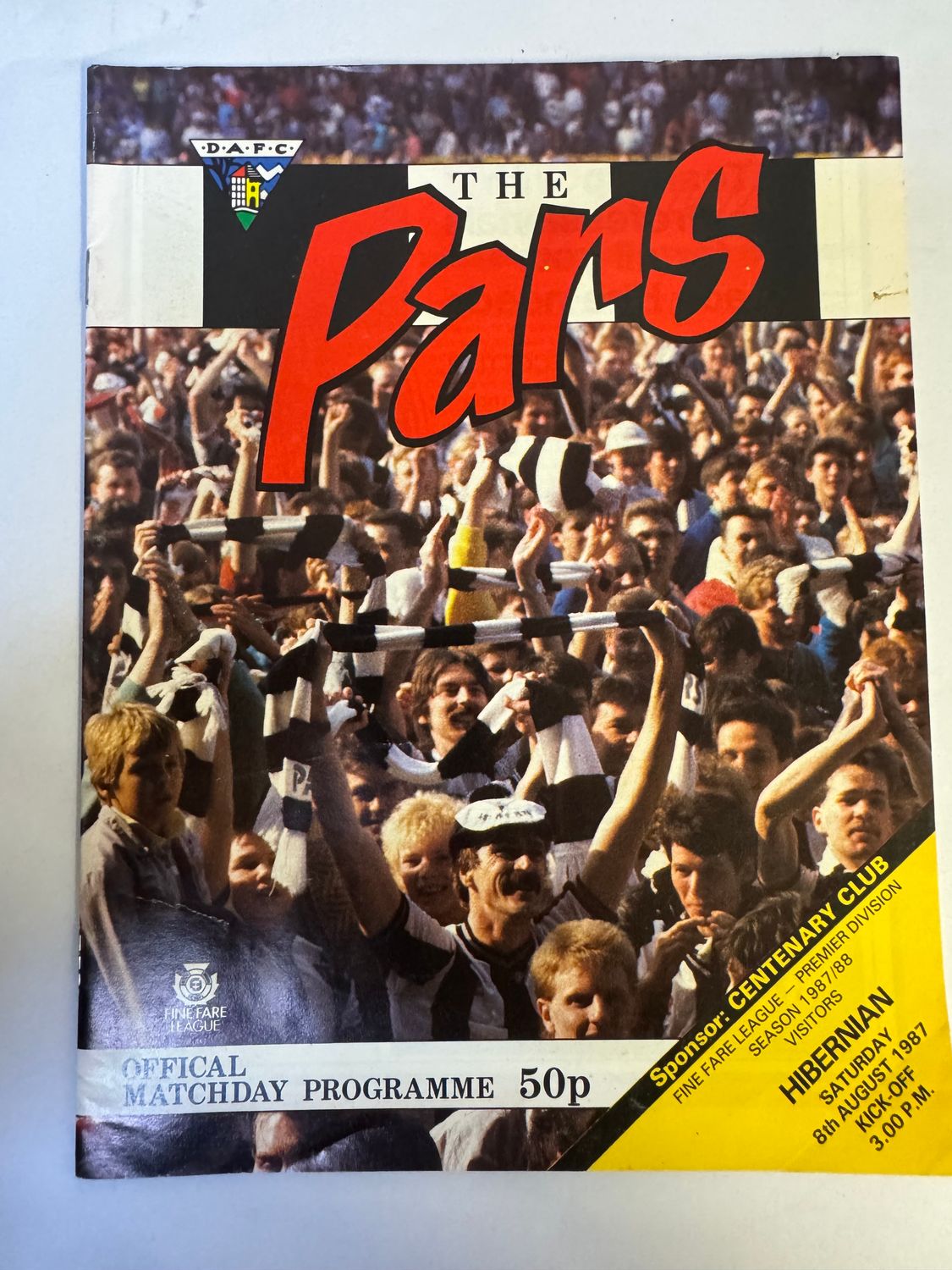 Dunfermline v Hibernian - 8/8/87