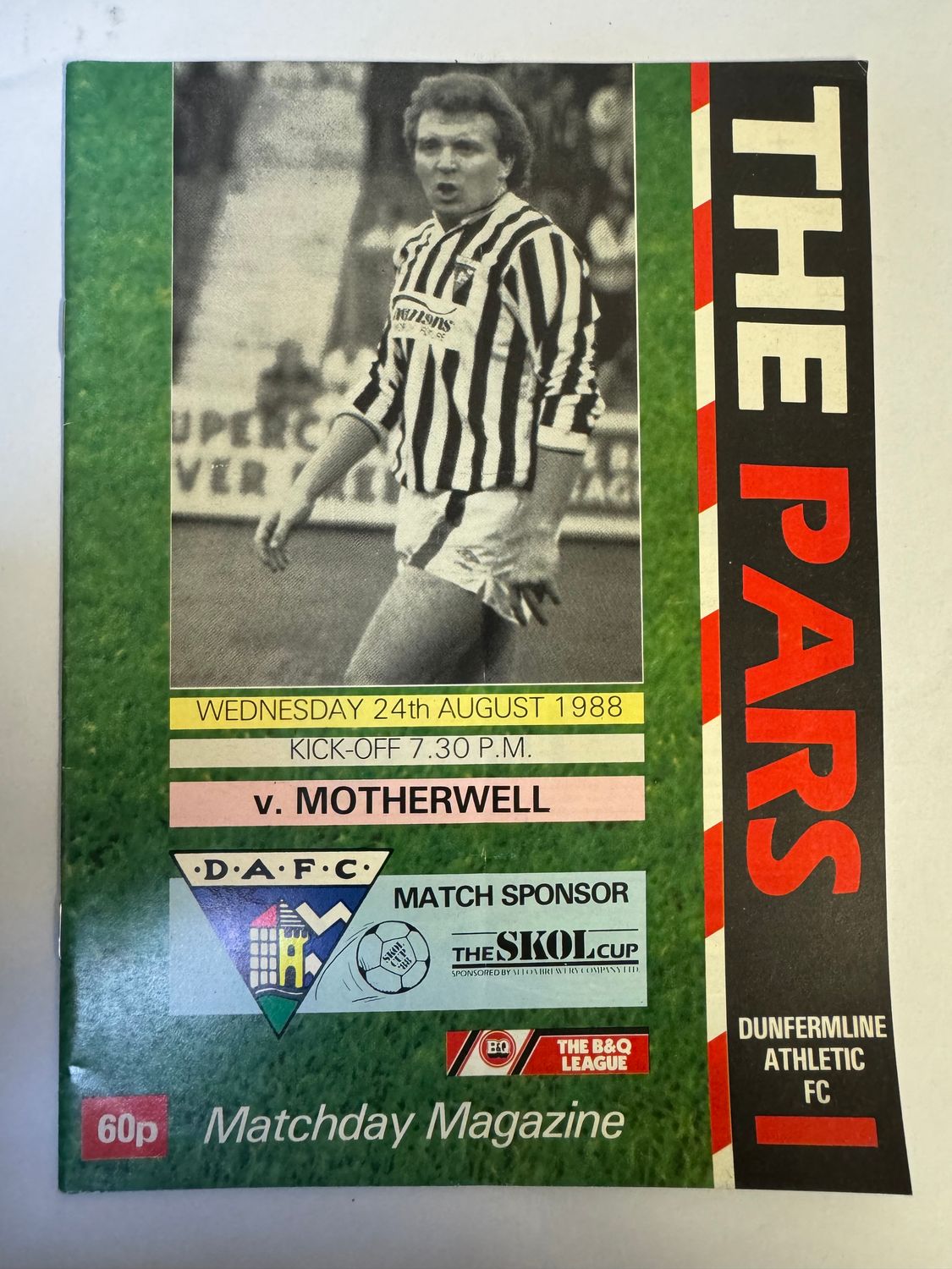 Dunfermline v Motherwell - 24/8/88