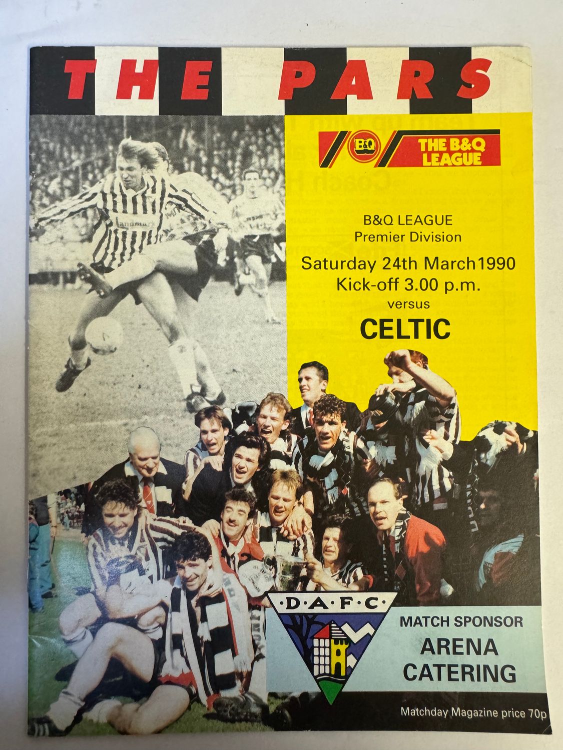 Dunfermline v Celtic - 24/3/90
