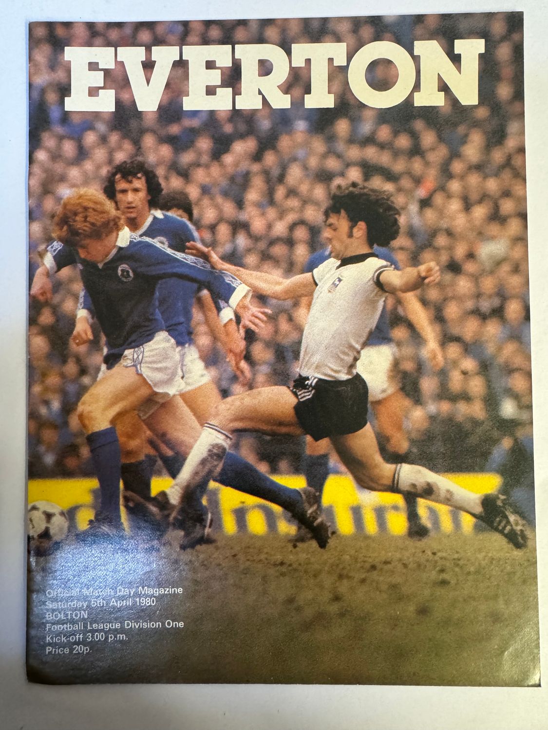 Everton v Bolton - 5/4/80