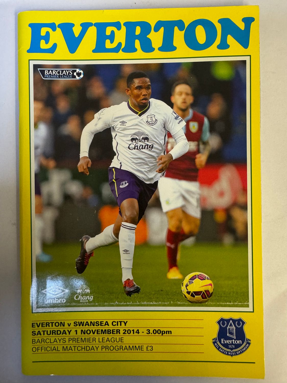 Everton v Swansea - 1/11/14