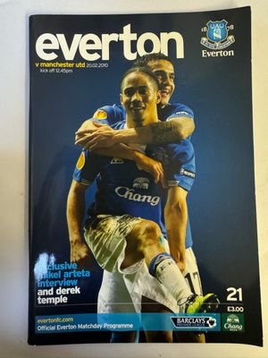 Everton v Manchester United - 20/2/10