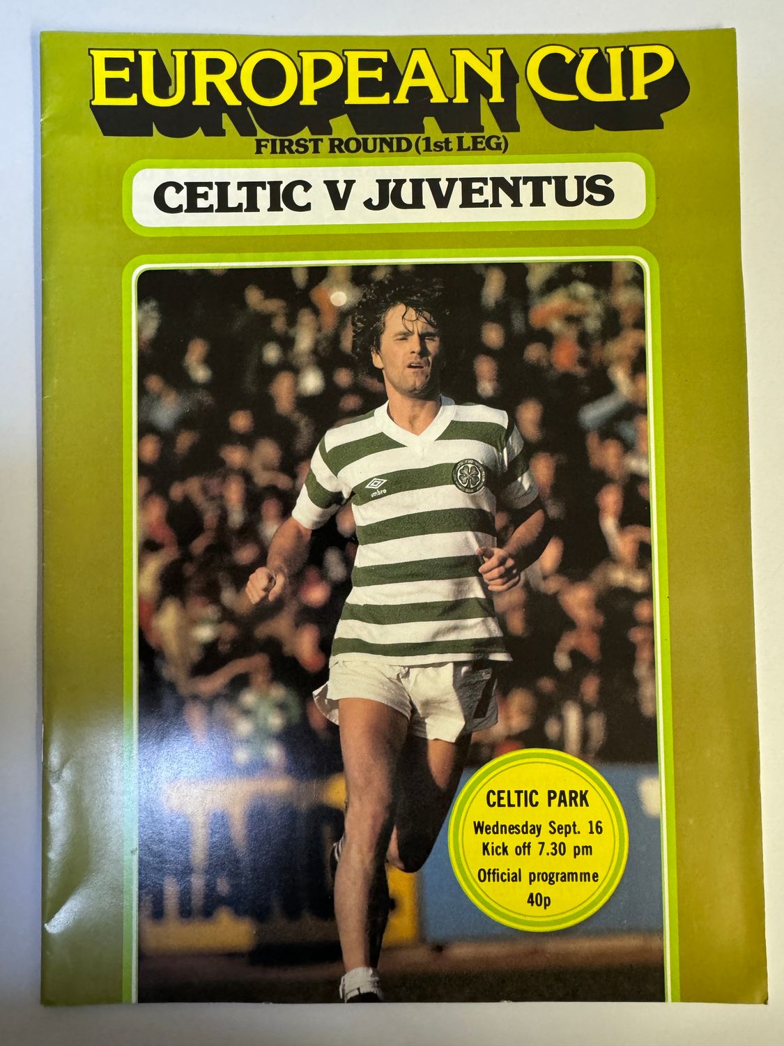 Celtic v Juventus - 16/9/81