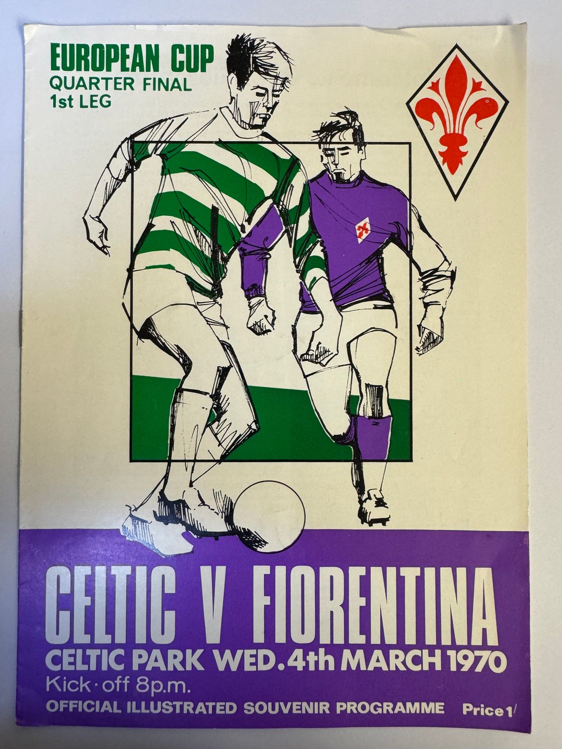 Celtic v Fiorentina - 4/3/70