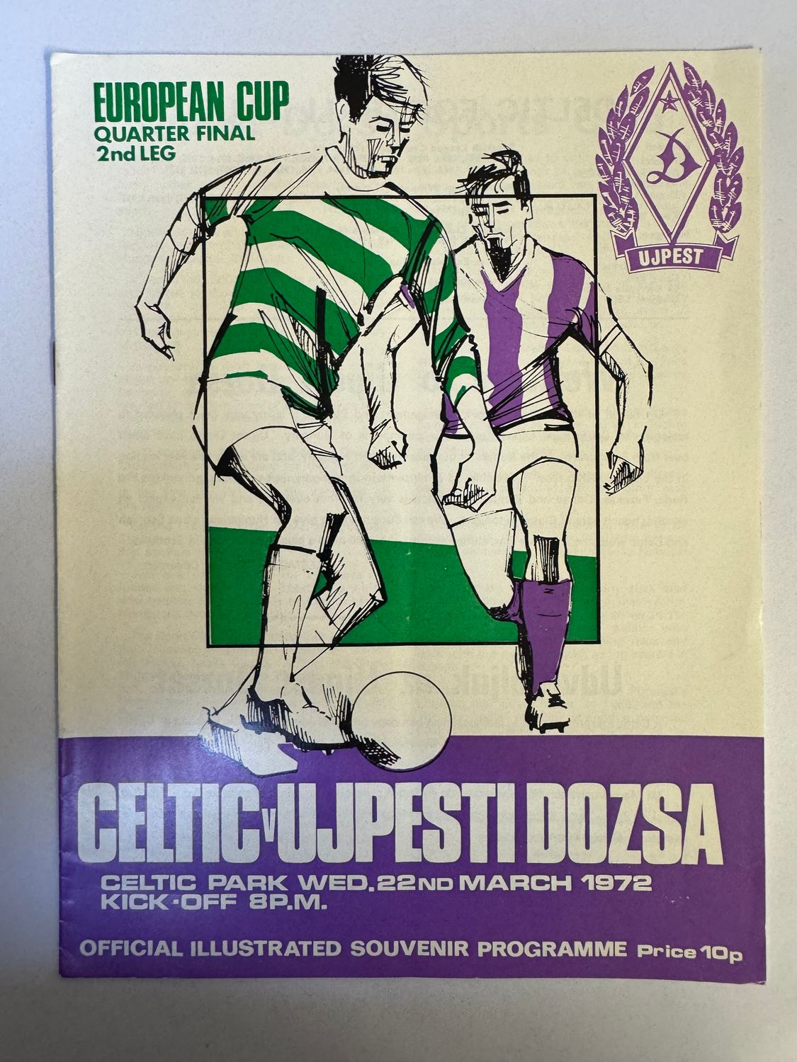 Celtic v Ujpesti Dozsa - 22/3/72