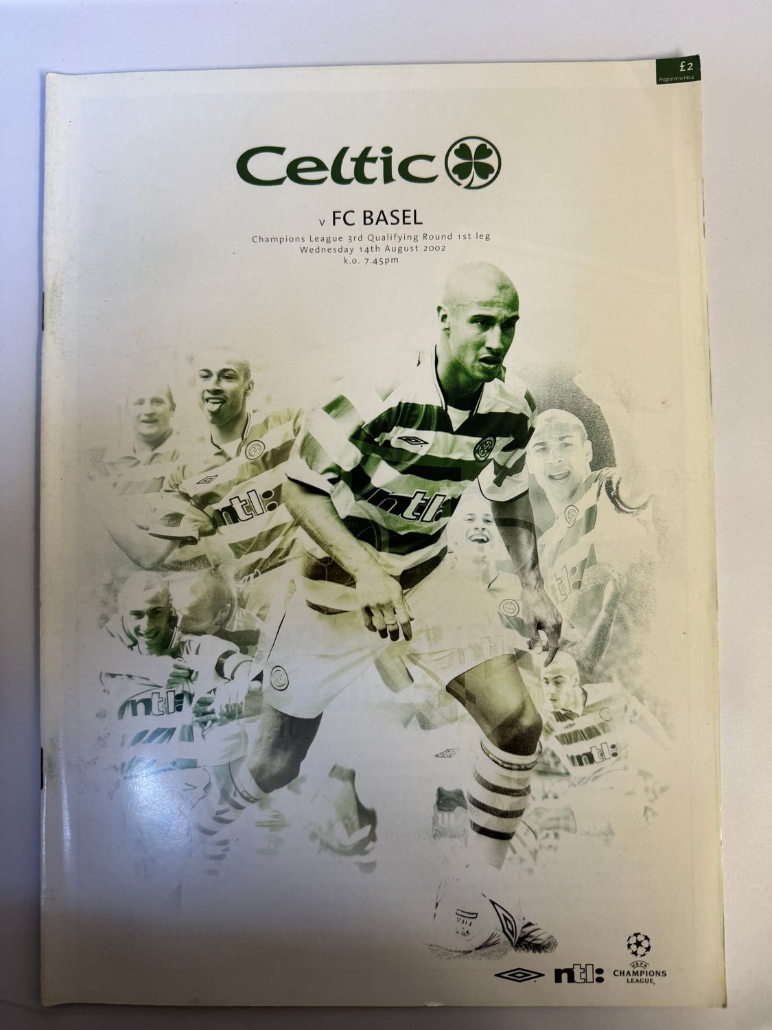 Celtic v FC Basel - 14/8/02