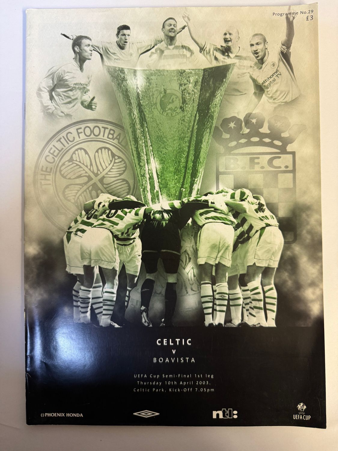 Celtic v Boavista - 10/4/03
