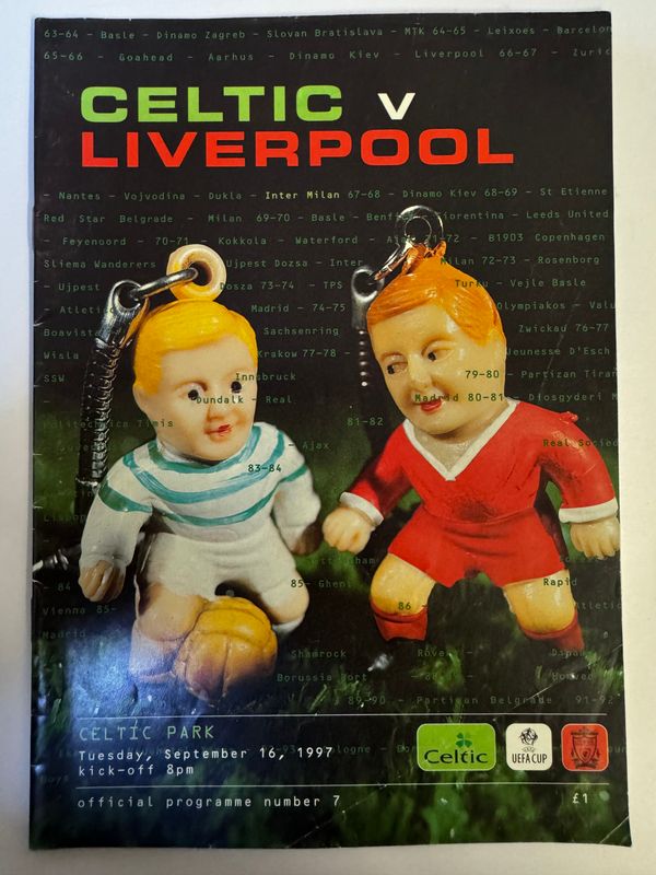 Celtic v Liverpool - 16/9/97