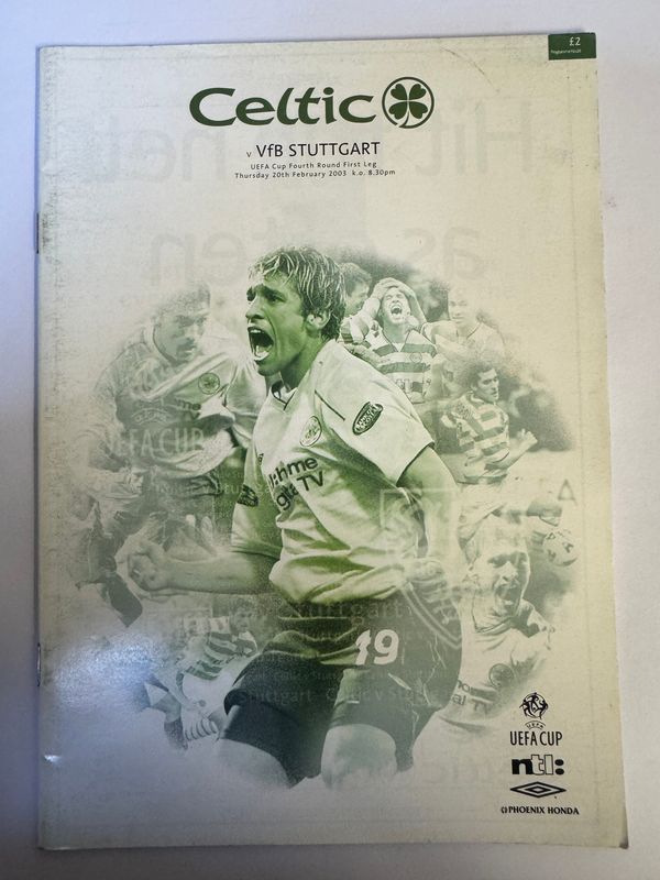 Celtic v VFB Stuttgart - 20/2/03