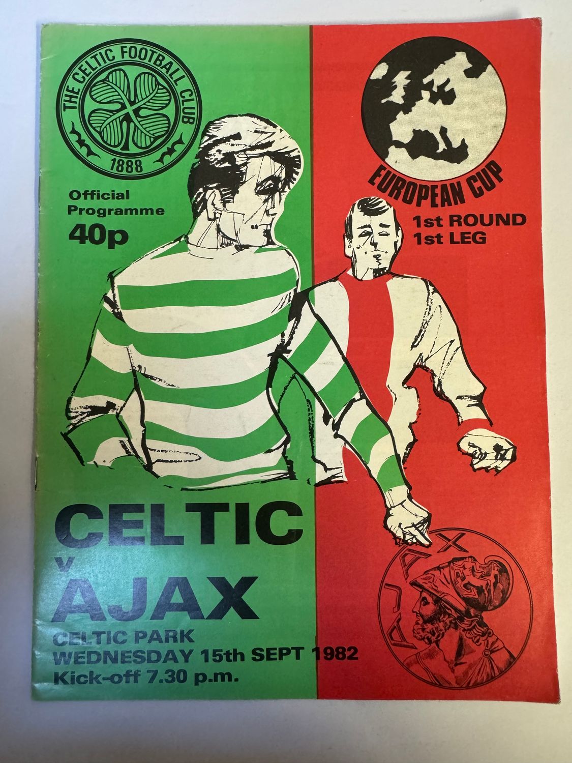 Celtic v Ajax - 15/9/82