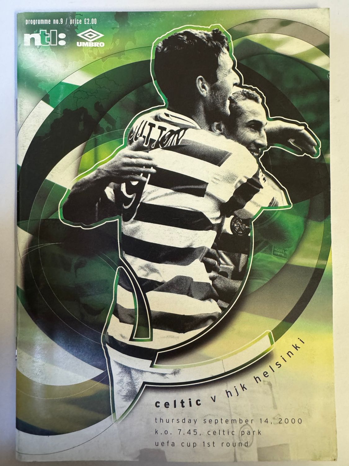 Celtic v HJK Helsinki - 14/9/00