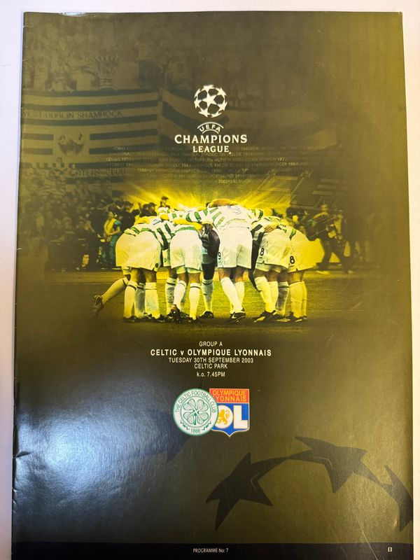 Celtic v Lyon - 30/9/03
