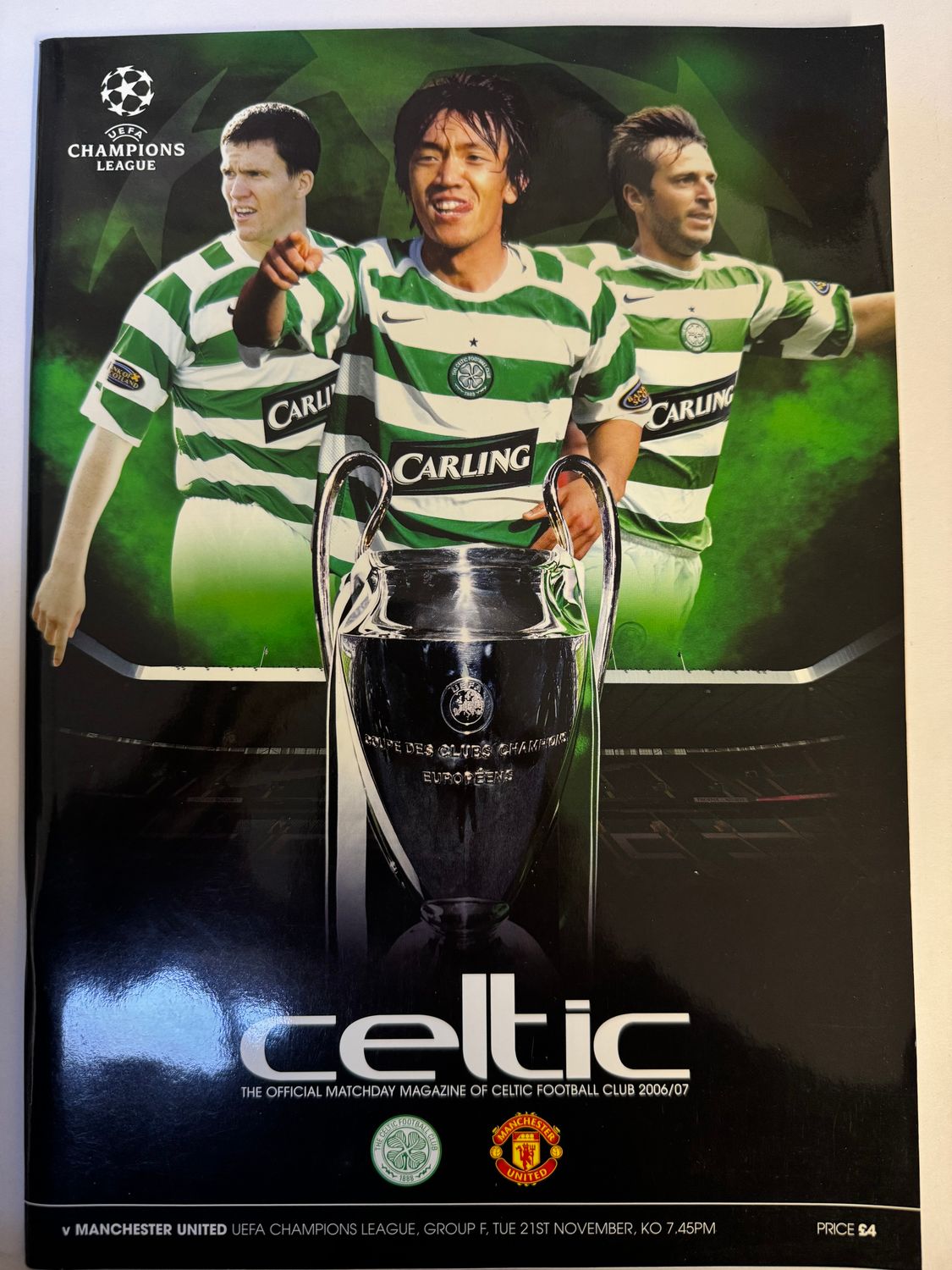 Celtic v Manchester United - 21/11/06