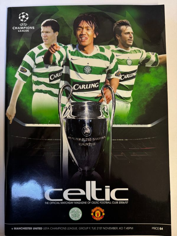 Celtic v Manchester United - 21/11/06