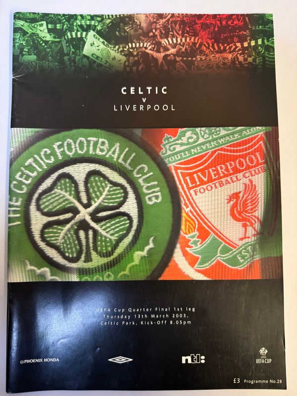 Celtic v Liverpool - 13/3/03