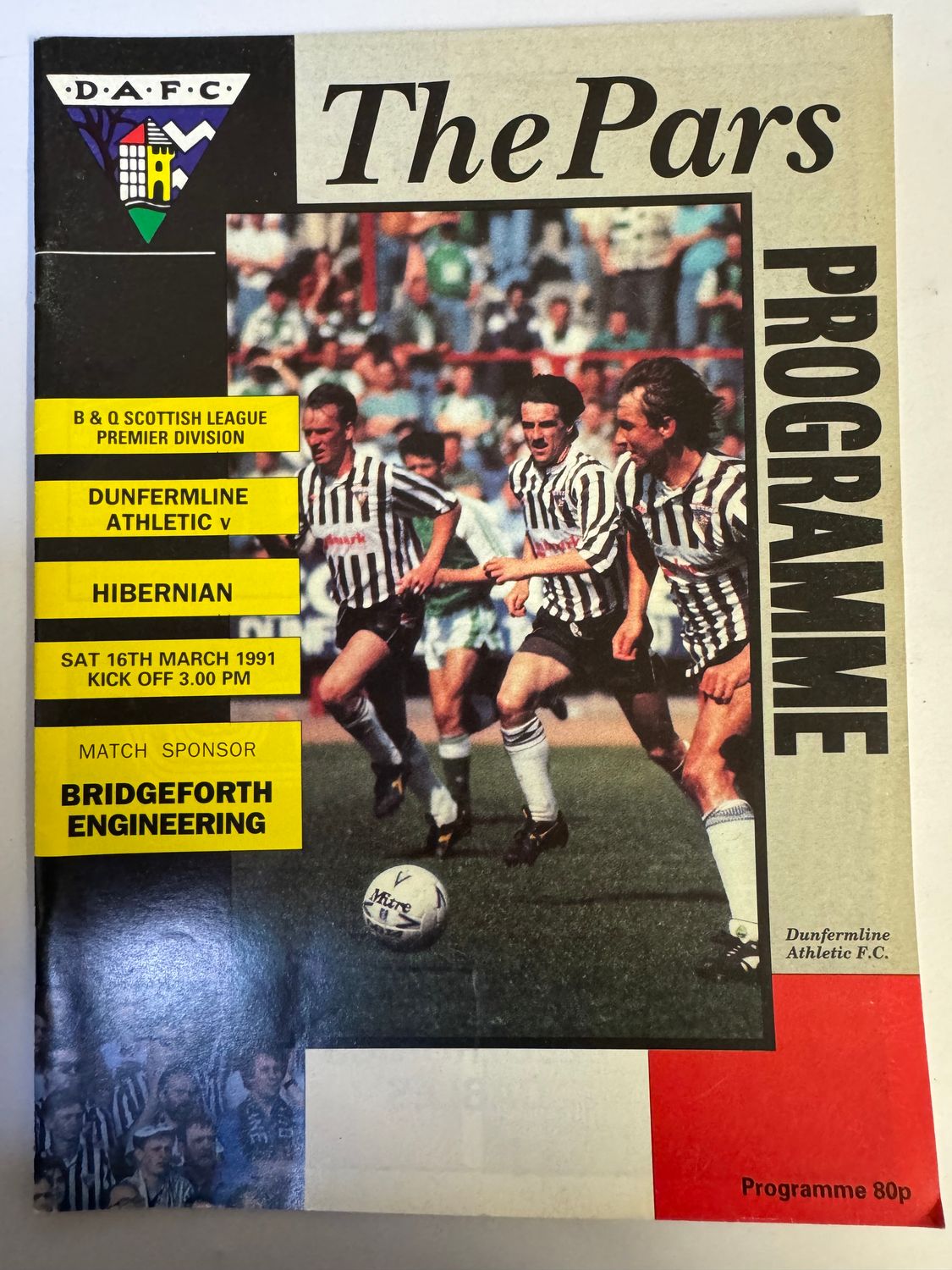Dunfermline v Hibernian - 16/3/91