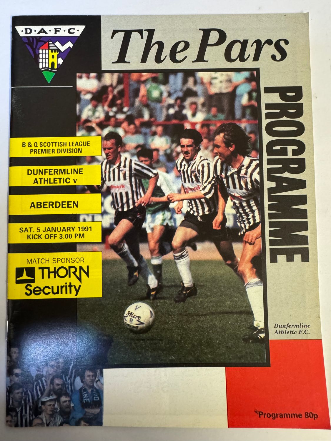 Dunfermline v Aberdeen - 5/1/91