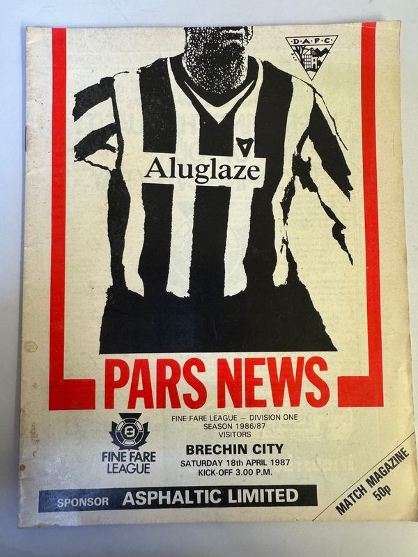 Dunfermline v Brechin - 18/4/87