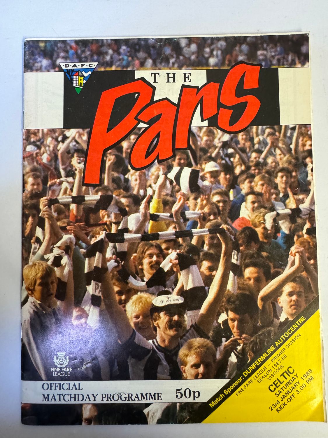 Dunfermline v Celtic - 23/1/88