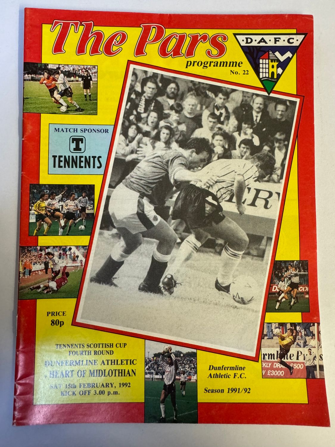 Dunfermline v Hearts - 15/2/92