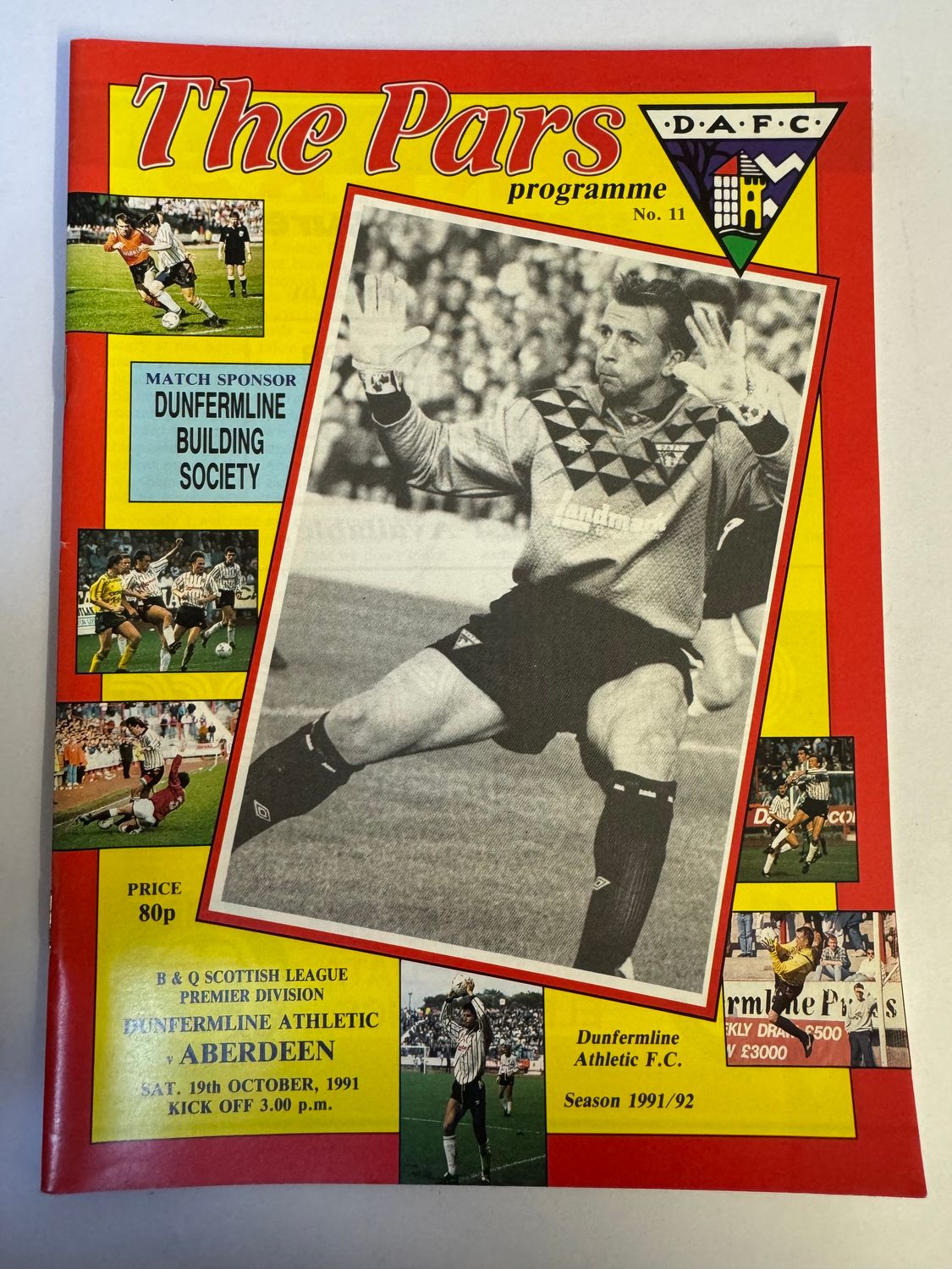 Dunfermline v Aberdeen - 19/10/91