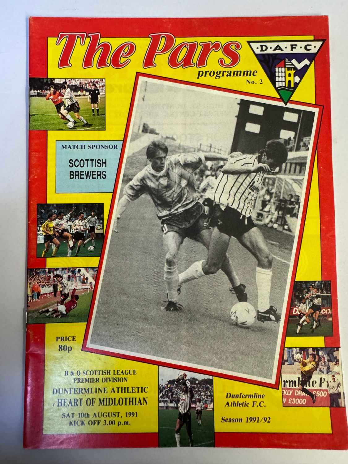 Dunfermline v Hearts - 10/8/91