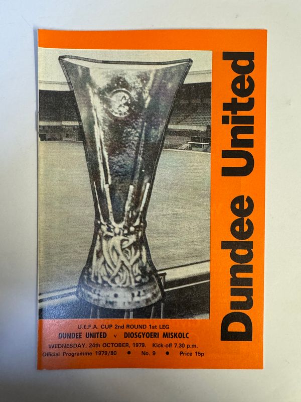 Dundee United v Diosgyoeri Miskolc - 24/10/79