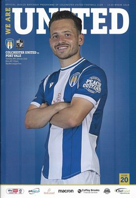 Colchester United v Port Vale - 28/01/25