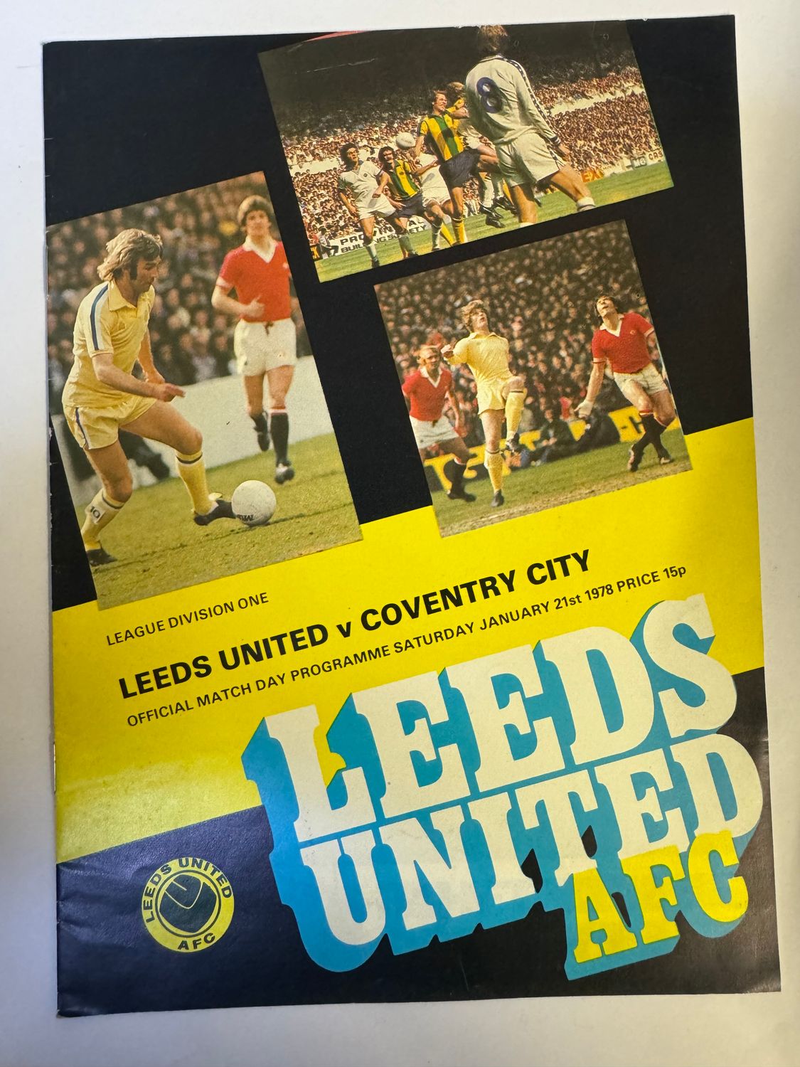 Leeds United v Coventry - 21/1/78