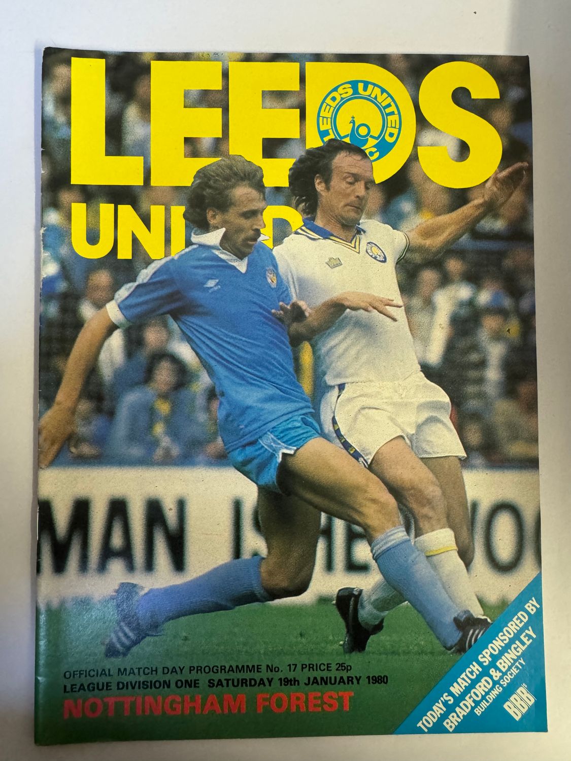 Leeds United v Nottingham Forest - 19/1/80