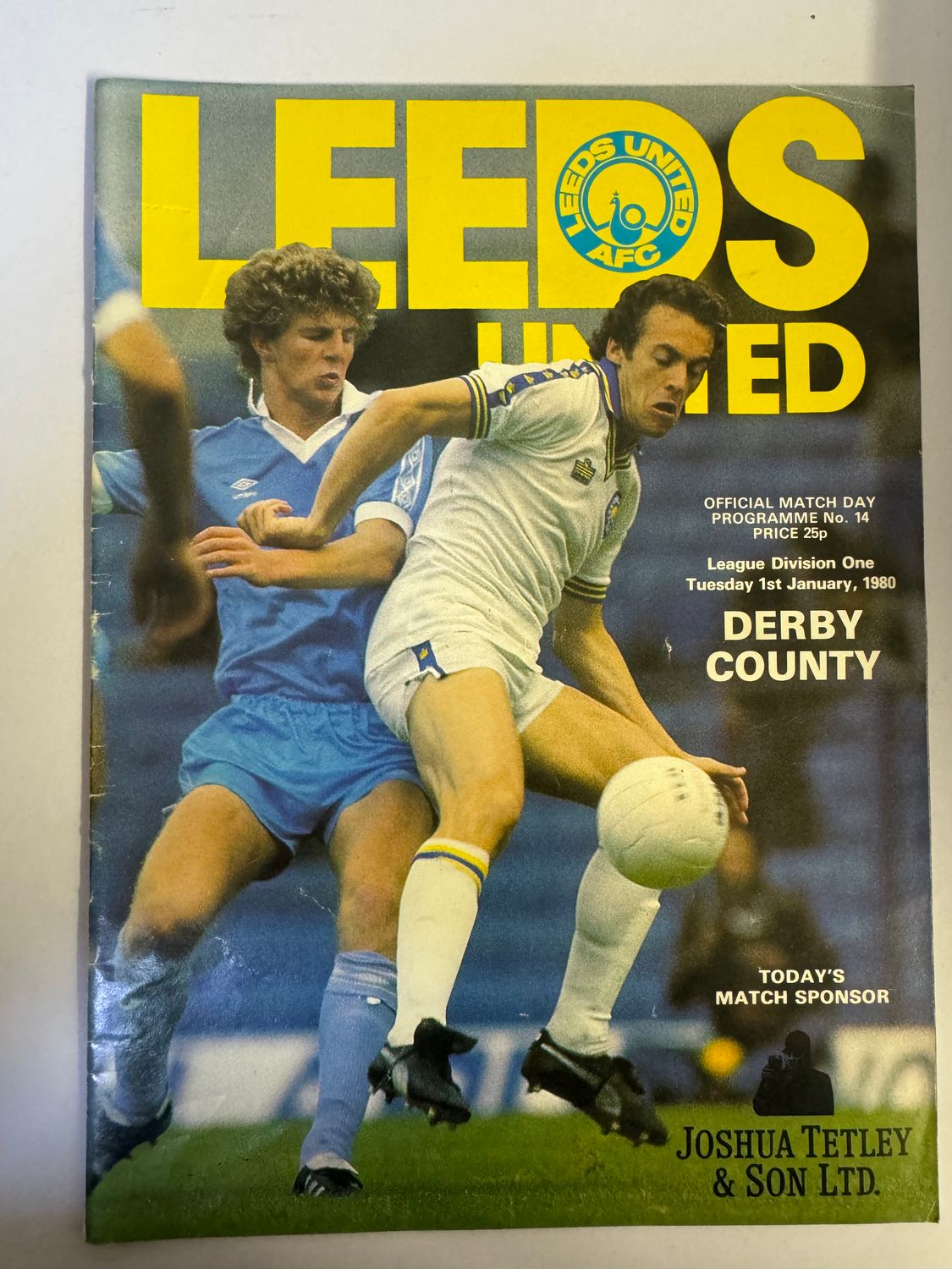 Leeds United v Derby - 1/1/80