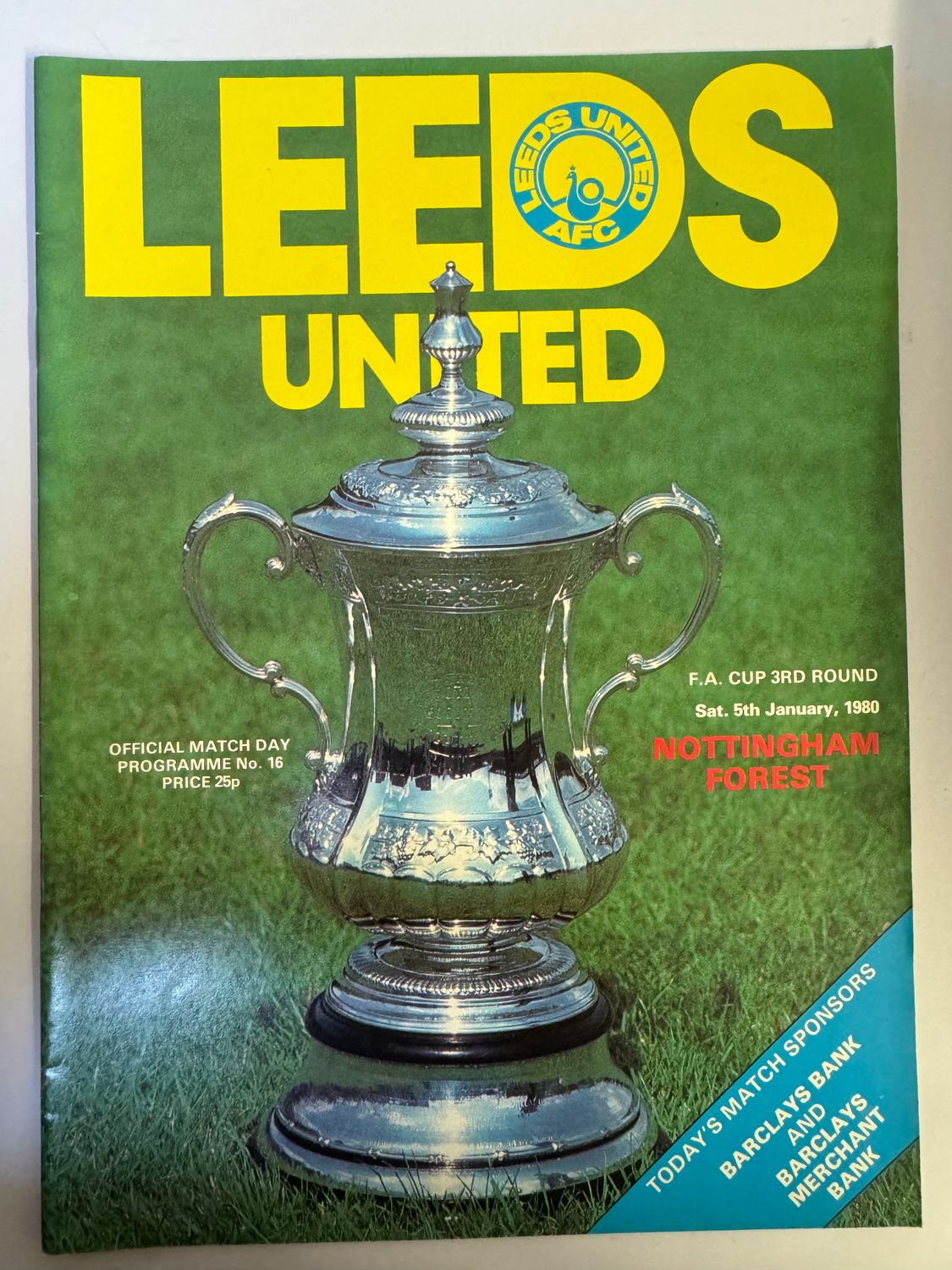 Leeds United v Nottingham Forest - 5/1/80